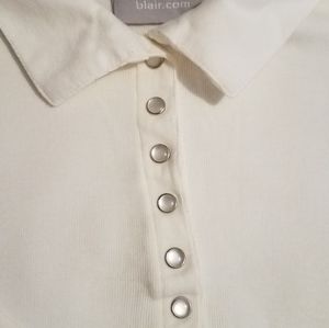 Women's cotton 6 snaps Top